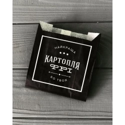 Упаковка для картоплі фрі велика (150-200г) 140Ф