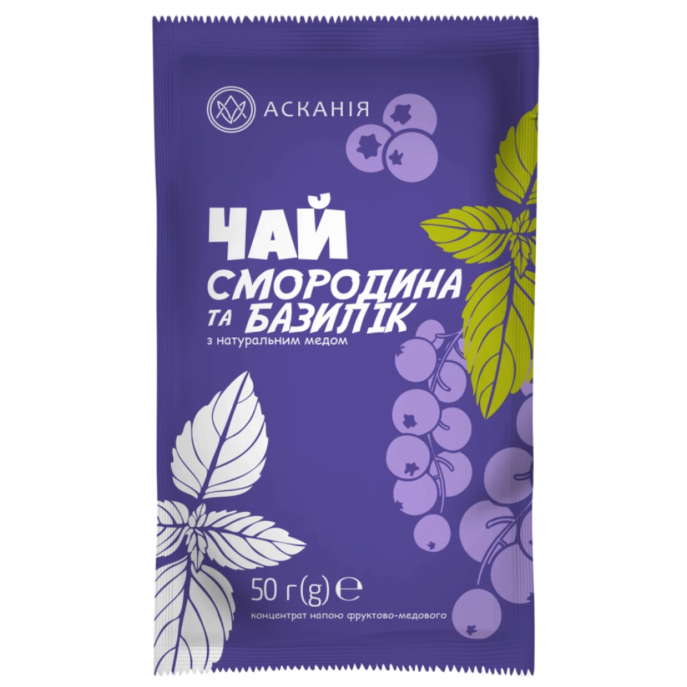 Чай-сашет “Смородина та базилік“ 50гр (24шт/ящ)