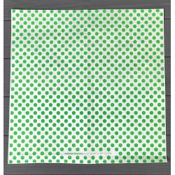 Папір обгортковий “Зелений горох“ 320х320 мм 666Ф