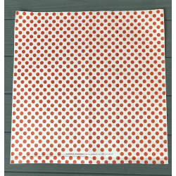 Папір обгортковий “Червоний горох“ 320х320 мм 777Ф