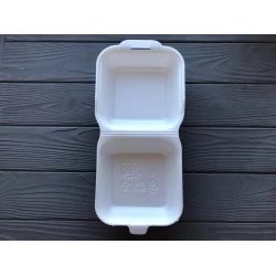 Ланч-бокс HB-6 білий (500шт) 150x150x70 мм