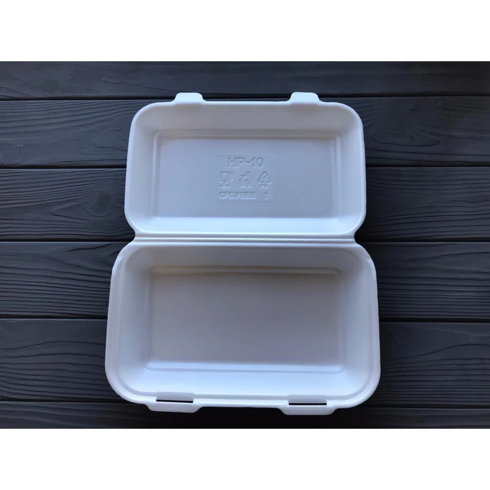 Ланч-бокс HB-10 білий (250шт) 240x155x70 мм