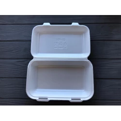 Ланч-бокс HB-10 білий (250шт) 240x155x70 мм