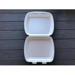 Ланч-бокс MB-1 білий (150шт) 240x210x70 мм