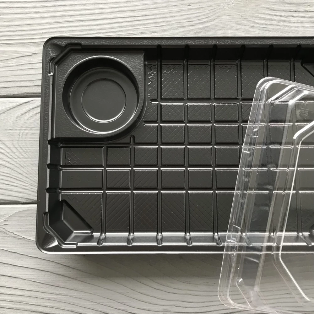 Суши-бокс 2 рола + місце під соусник 332C50+32PK (600шт/ящ)