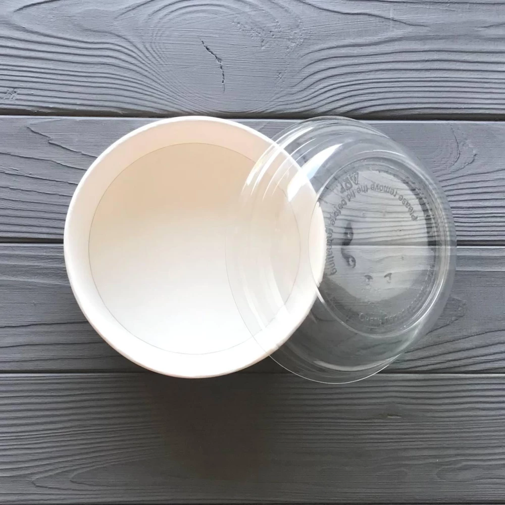 Супник(Салатник) з кришкою крафт 750 мл (50шт уп /400шт ящик) 750003