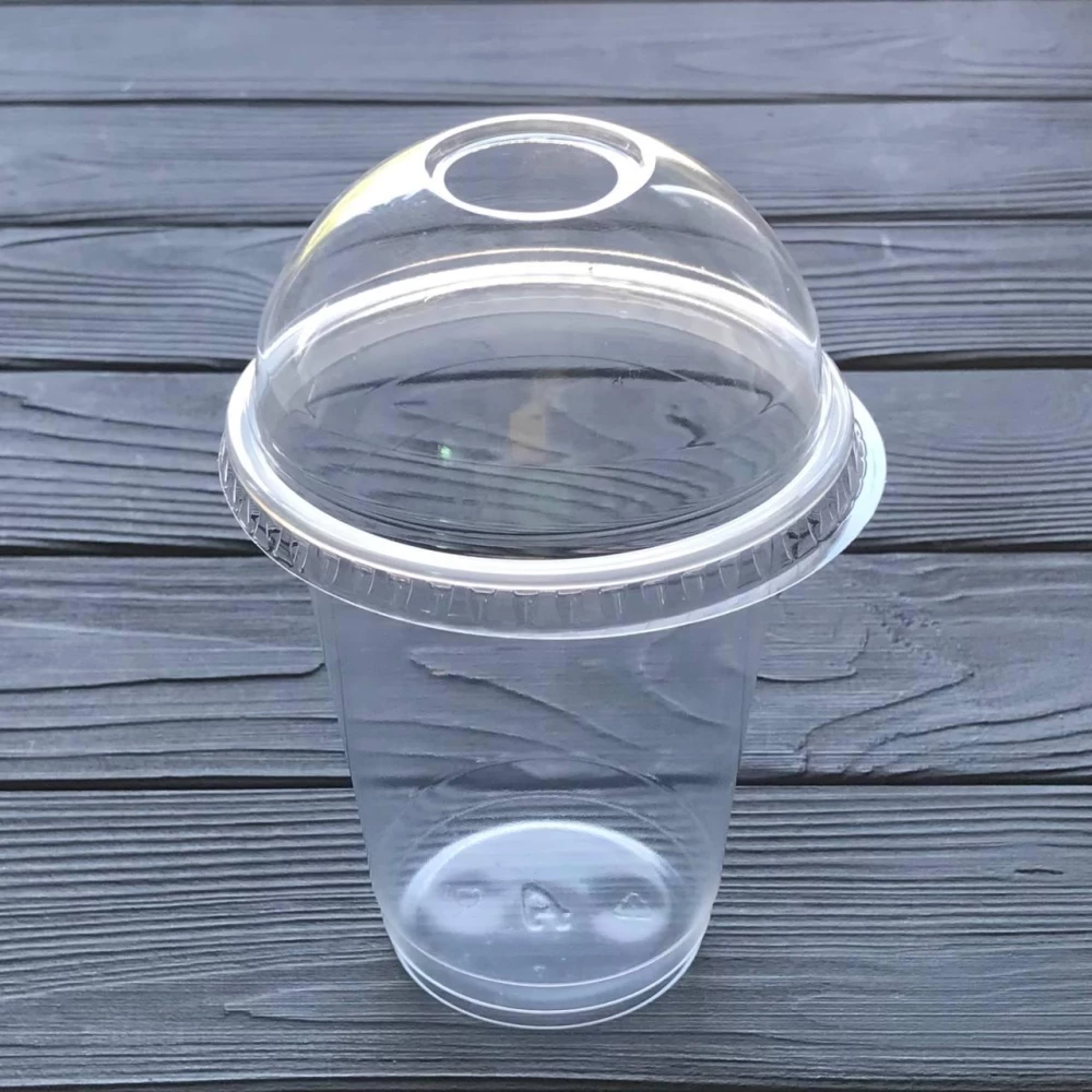 Стакан коктейльний з кришкою 320мл (50шт|уп/20уп|ящ)