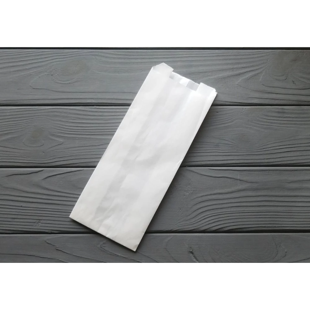 Білий пакет саше 220х90х50 84Ф