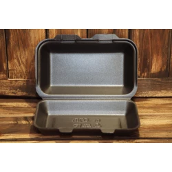 Ланч-бокс HB-10 чорний (250шт) 240x155x70 мм