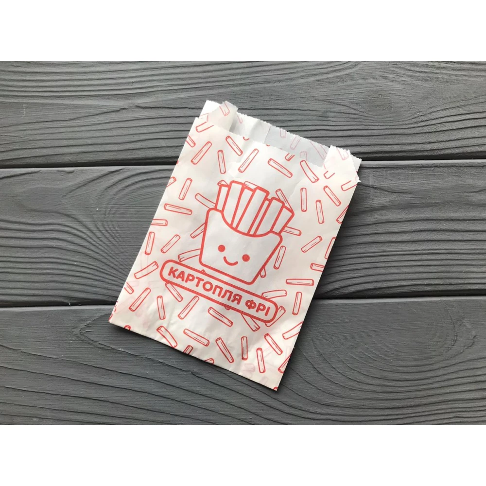 Упаковка для картоплі фрі велика (150-200г) 220Ф