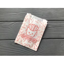 Упаковка для картоплі фрі велика (150-200г) 220Ф