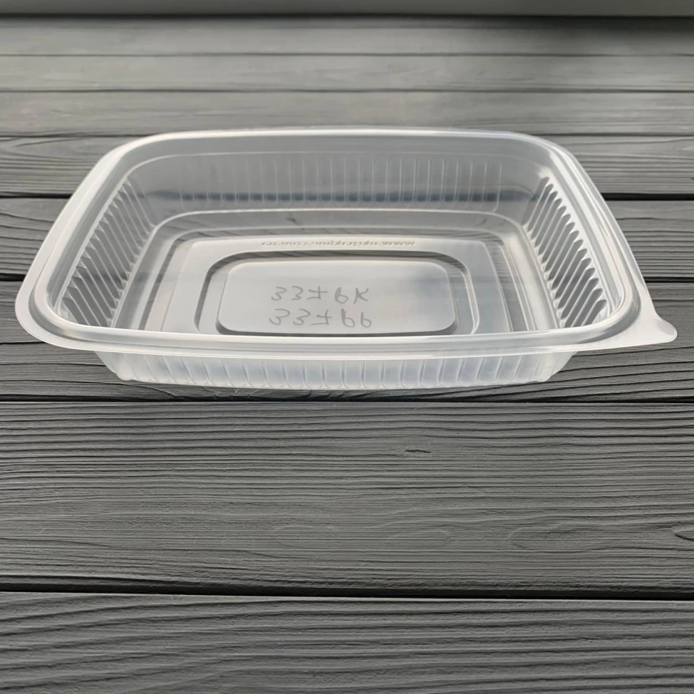 Контейнер прозорий для других страв з кришкою на 1 ділення 337+337PK (400шт/ящ)