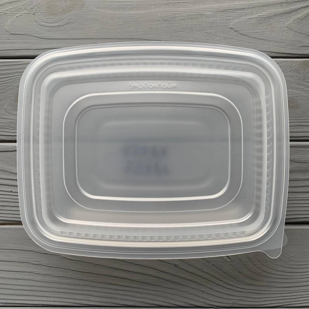 Контейнер прозорий для других страв з кришкою на 1 ділення 337+337PK (400шт/ящ)