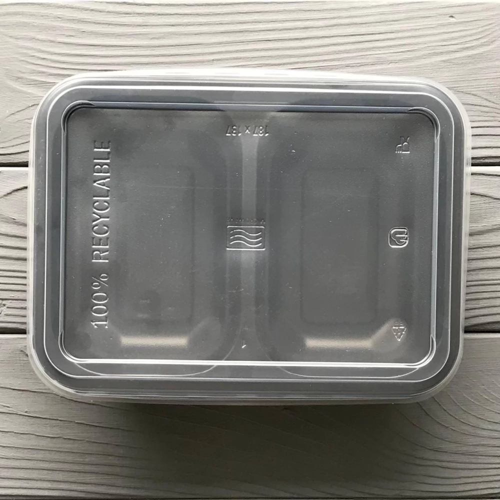 Кришка PP для контейнера 187х137 Т1/Т2 прозора (400шт/ящ) КТ1/2