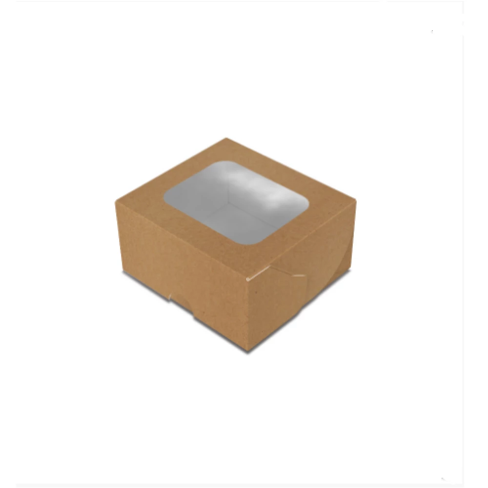 Картонна коробка для солодощів “Міні“, крафт