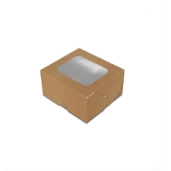 Картонна коробка для солодощів “Міні“, крафт