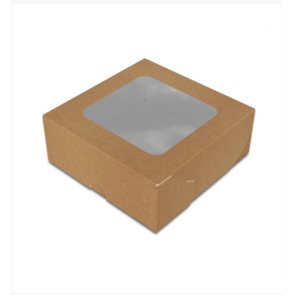 Картонна коробка для солодощів “Міді“, крафт