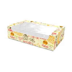 Картонна коробка для солодощів “Максі“, світла