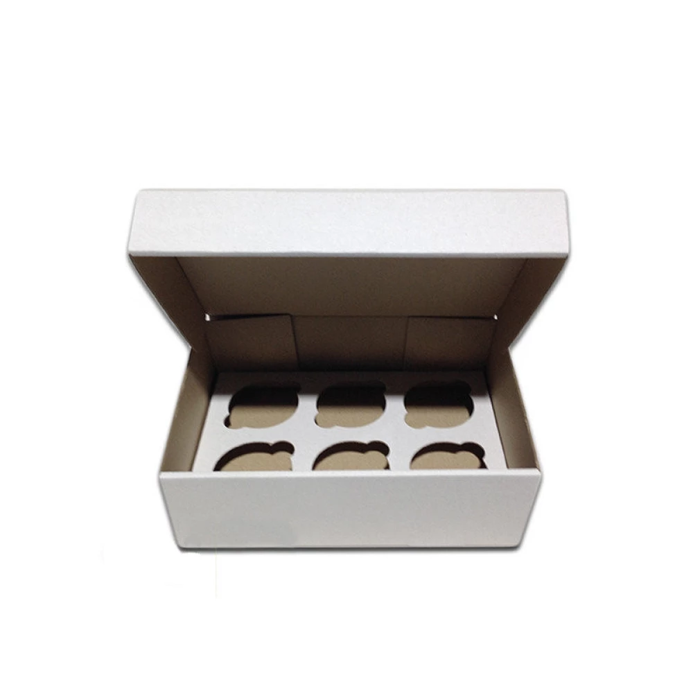 Коробка для капкейків, кексів та мафінів 6 шт 247*170*110