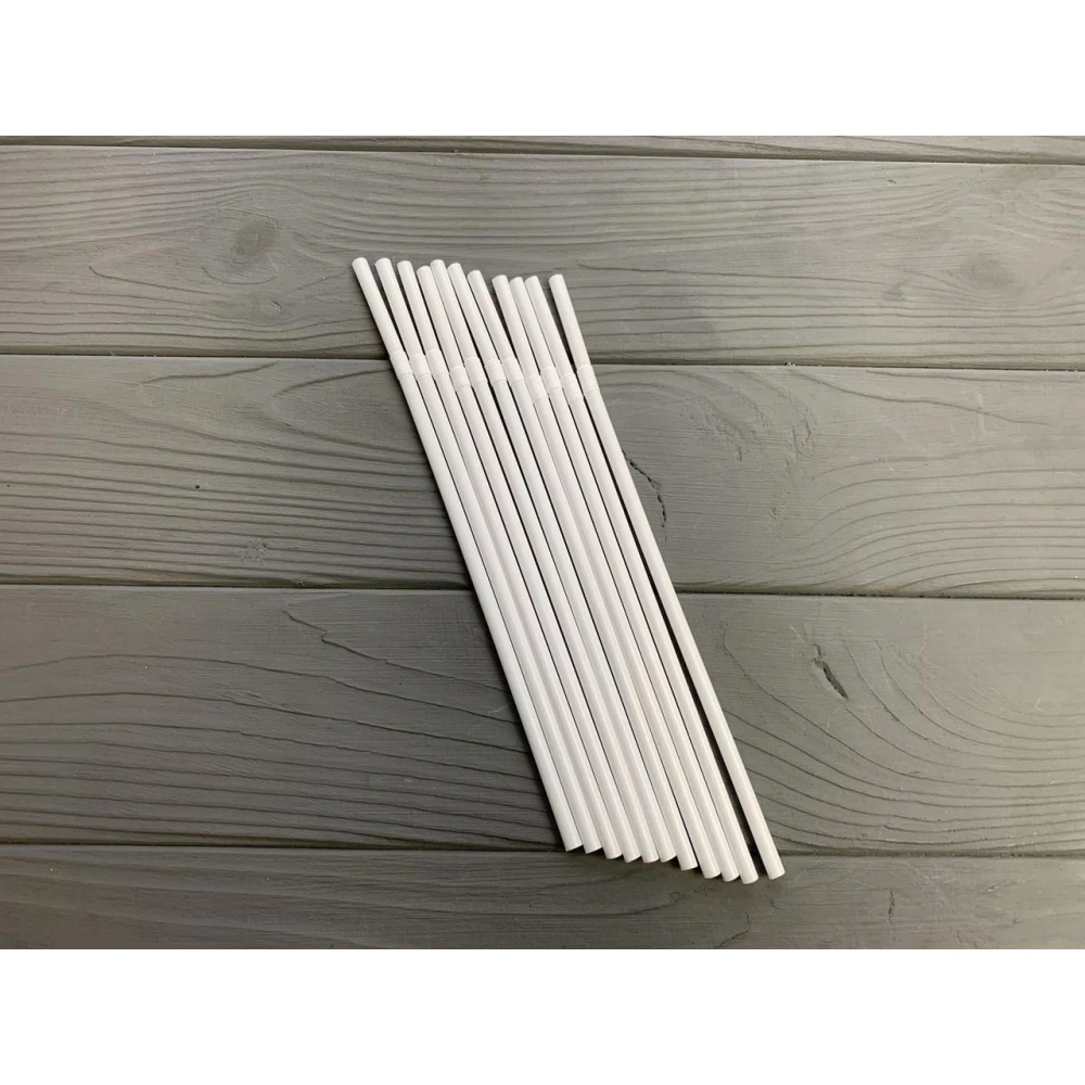 Трубочка гофра біла 1000 шт