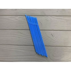 Трубочка гофра блакитна 1000 шт