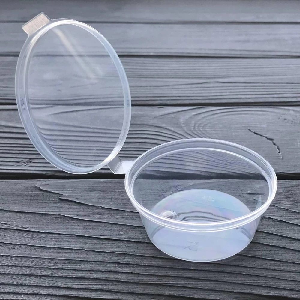 Соусник прозрачный с крышкой 30 мл Турция (50шт/уп|1000шт/ящ)