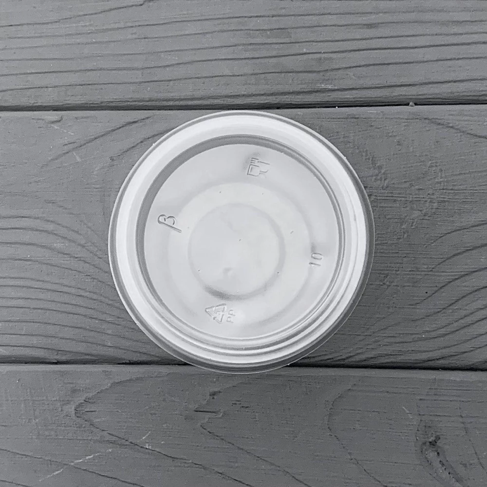 Соусник з кришкою PP 100мл прозорий Польща (100шт|уп/20уп|ящ)