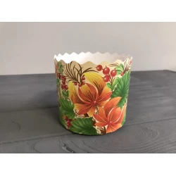 Форма для паски біла “Петриківка“ Ø90 мм, висота 85 мм ФП9