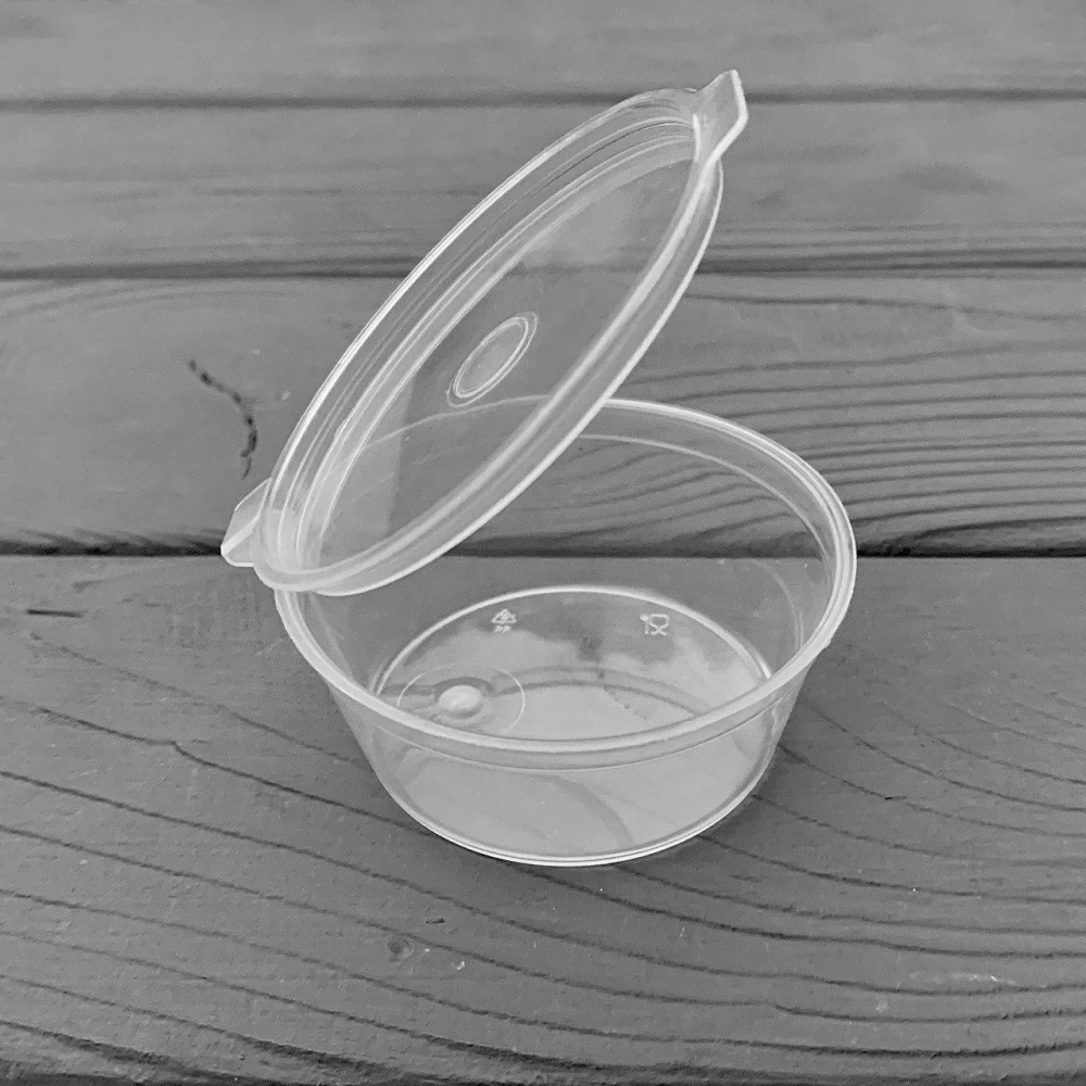 Соусник з відкидною кришкою 30мл прозорий (40шт/уп|1280шт/ящ)