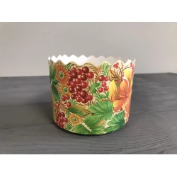 Форма для паски біла “Петриківка“ Ø110 мм, висота 85 мм ФП17