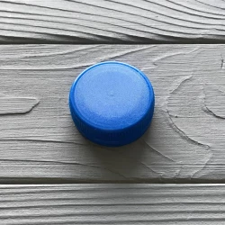 Кришка для ПЕТ пляшки синя, широке горло 38 мм