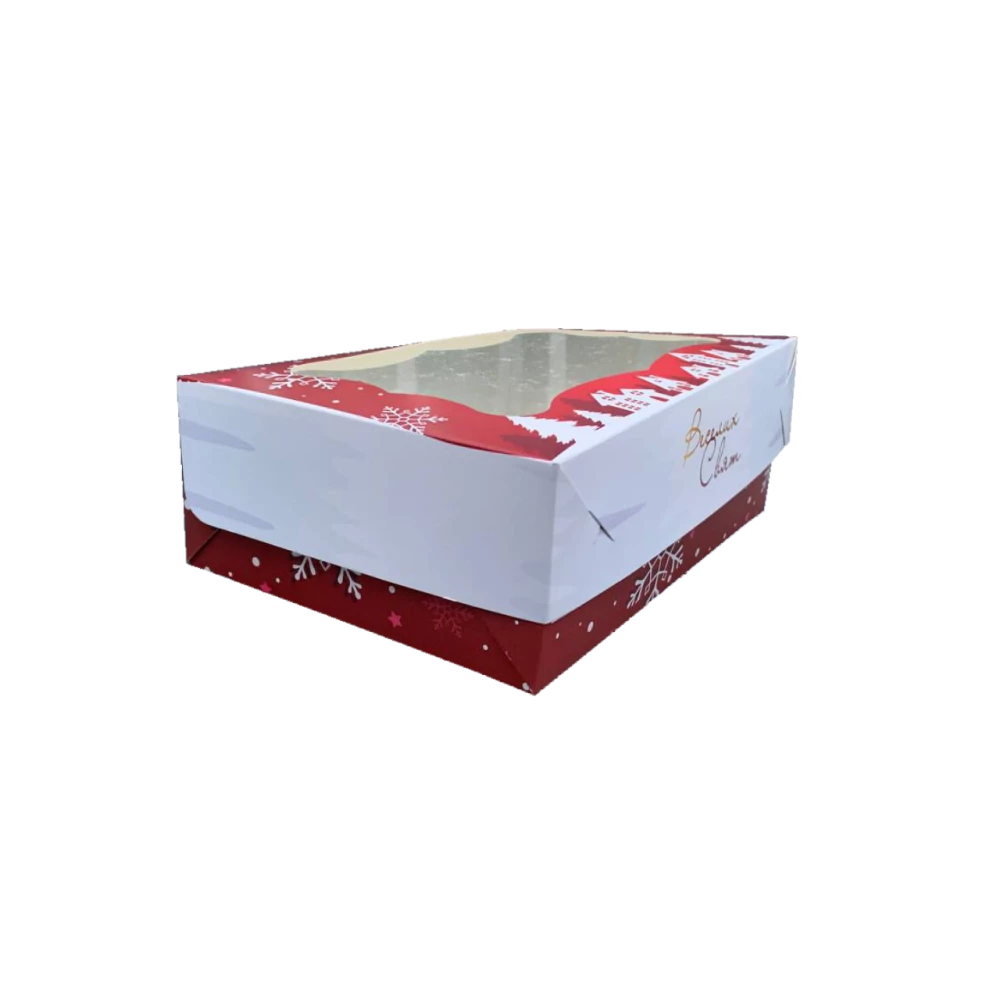 Коробка подарункова 250х170х80 мм Новий рік 2023