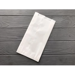 Пакет саше білий 270х140х50 мм. (максимальна жиростійкість) 96Ф