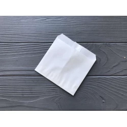 Пакет саше білий 115х110х0 мм. 60гр/м2 (середньої жиростійкості) 109Ф
