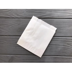 Пакет саше білий 150х120х50 мм. 122Ф (максимальна жиростійкість)
