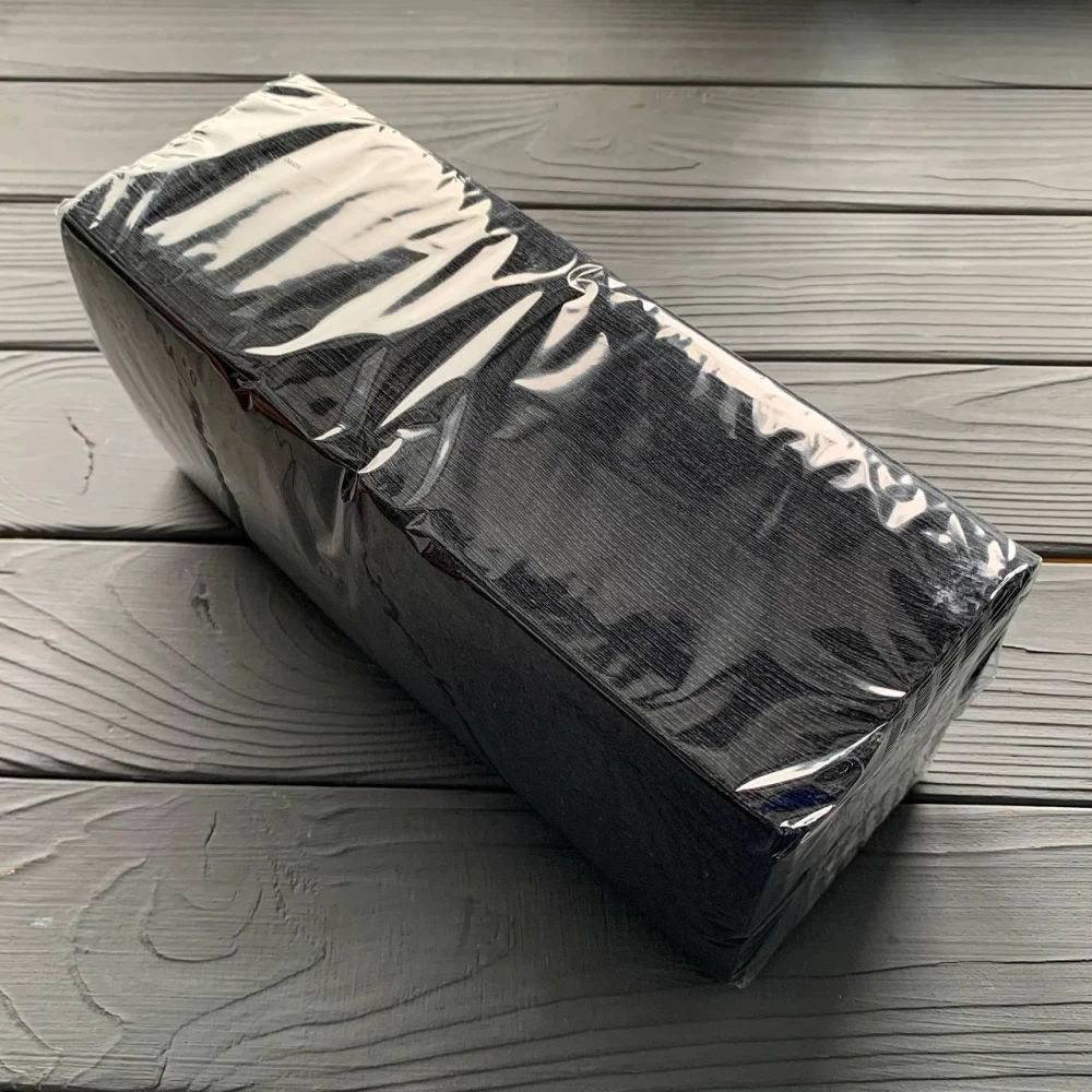 Серветки Ruta Professional 24х24см ПП 1шар чорні (300шт/уп)