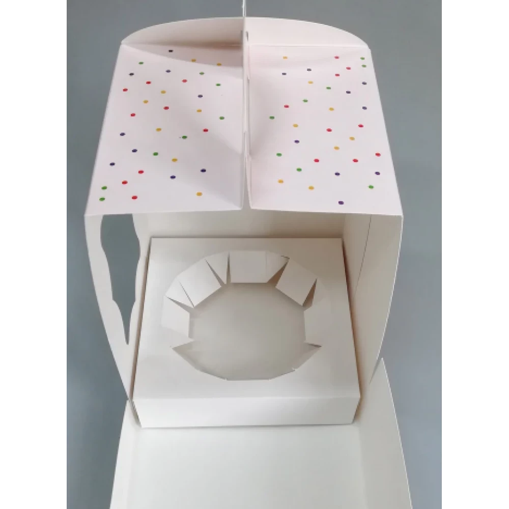 Вставка для паски біла КРЕЙДОВАНА 138х138х30 мм (діаметр 112мм) KPP11