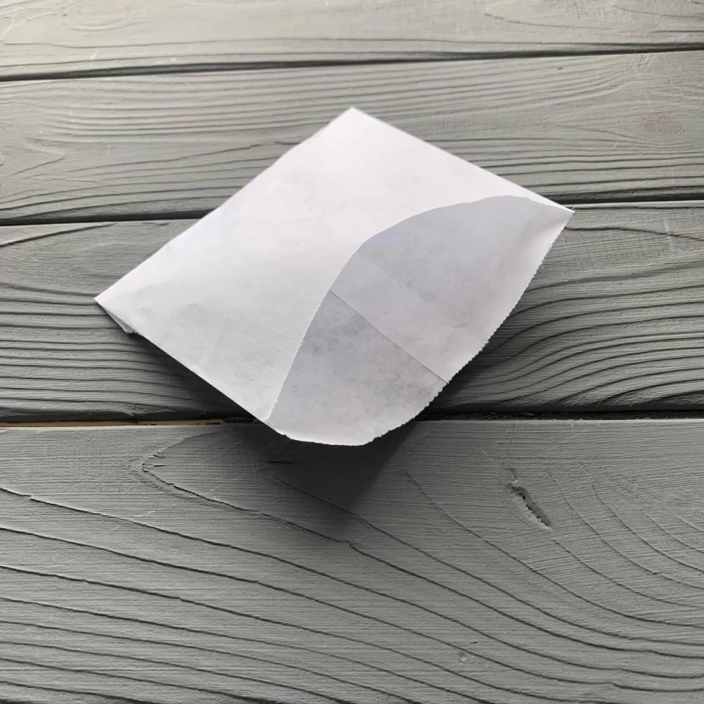 Пакет саше білий 115х120х0 мм 193Ф