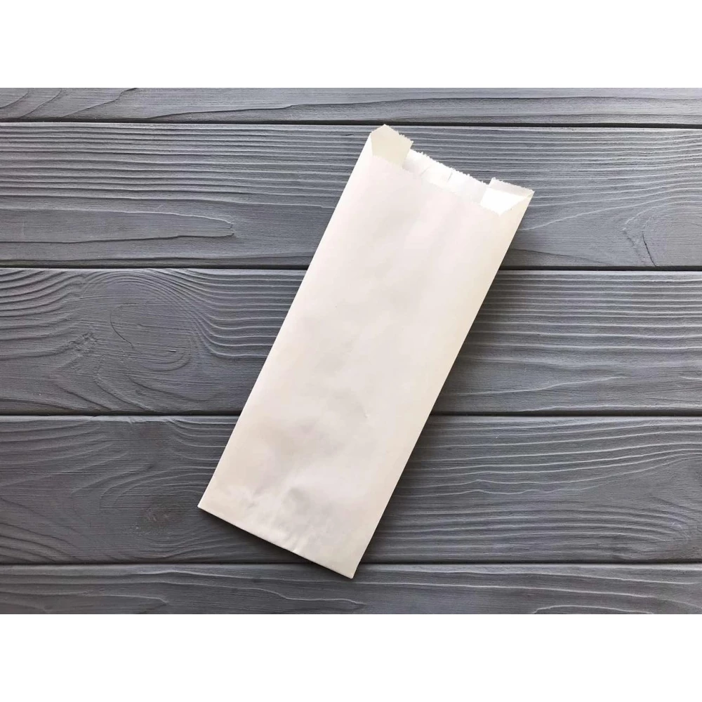 Пакет саше білий 230х90х50 130Ф (економ)