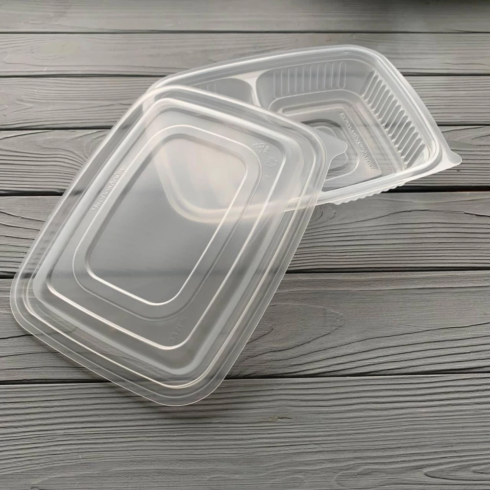 Контейнер прозорий для других страв з кришкою на 2 ділення 338+337PK (400шт/ящ)