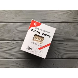 Зубочистки в індивідуальній упаковці 1000 шт