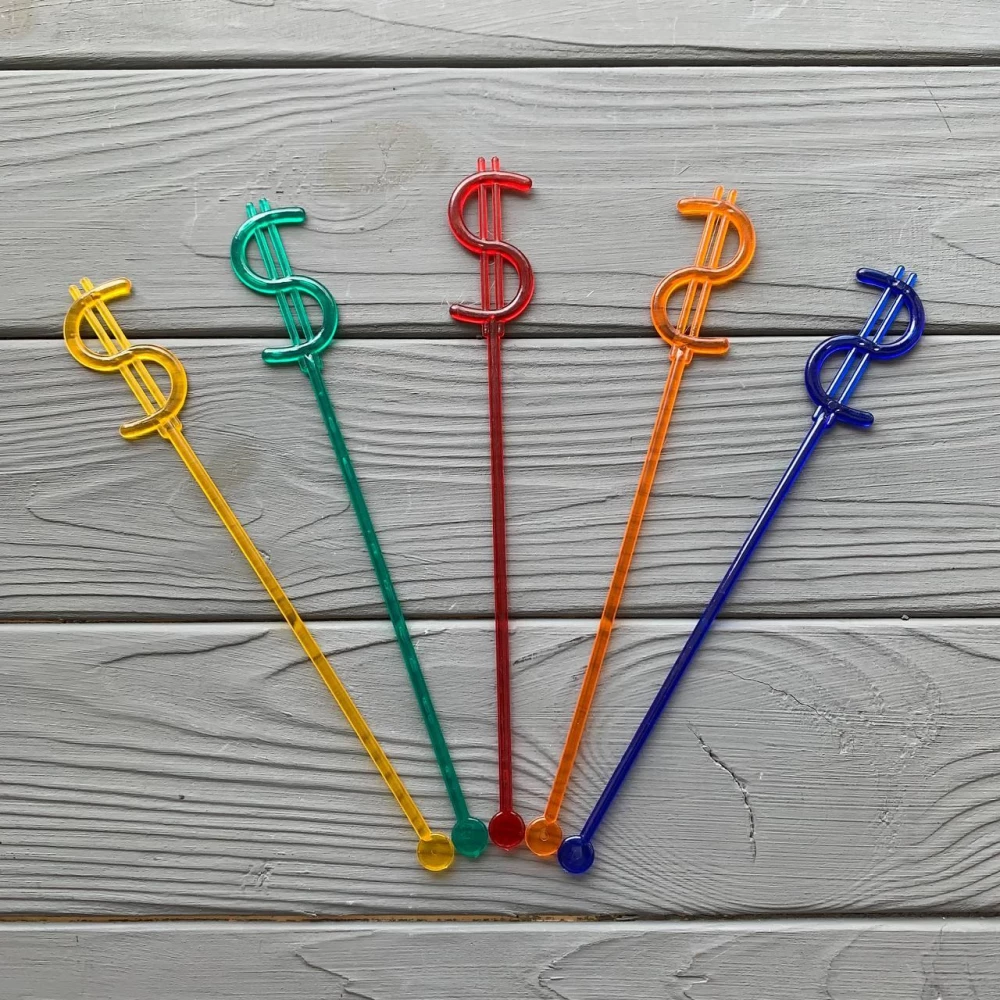 Мішалка “Долар“ 190 мм (100шт/уп|2500шт/ящ)