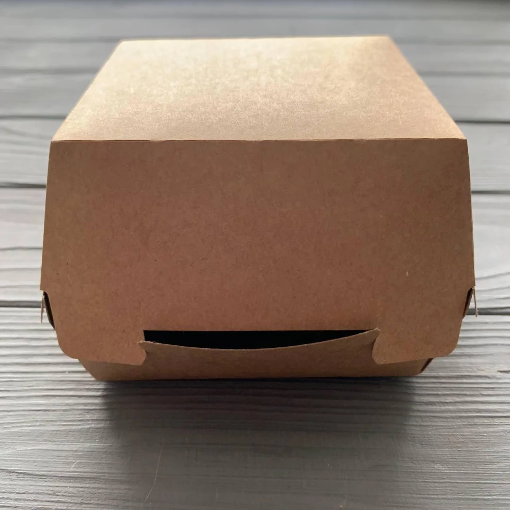 Коробка для бургера M 94*94*70 мм Крафт (90шт/уп|540шт/ящ)