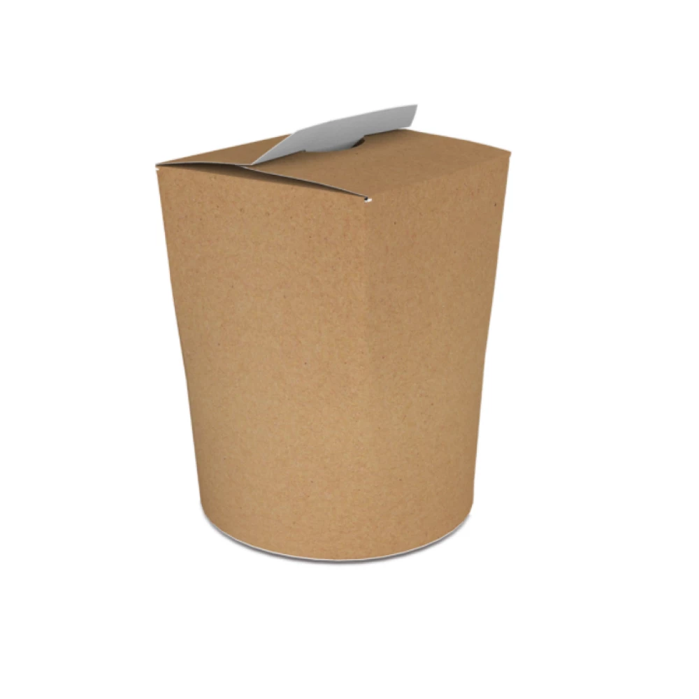 Коробка для локшини і салатів 900 мл. Крафт (50шт/уп)