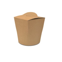 Коробка для локшини і салатів 600 мл. Крафт (50шт/уп)