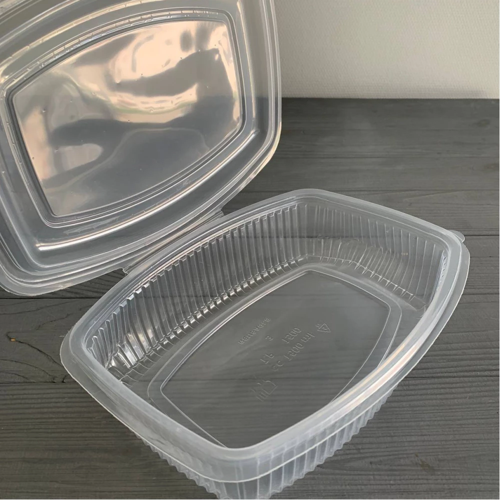 Контейнер прозорий TP 1500 мл PP (для СВЧ) (50/200) СВЧ1500