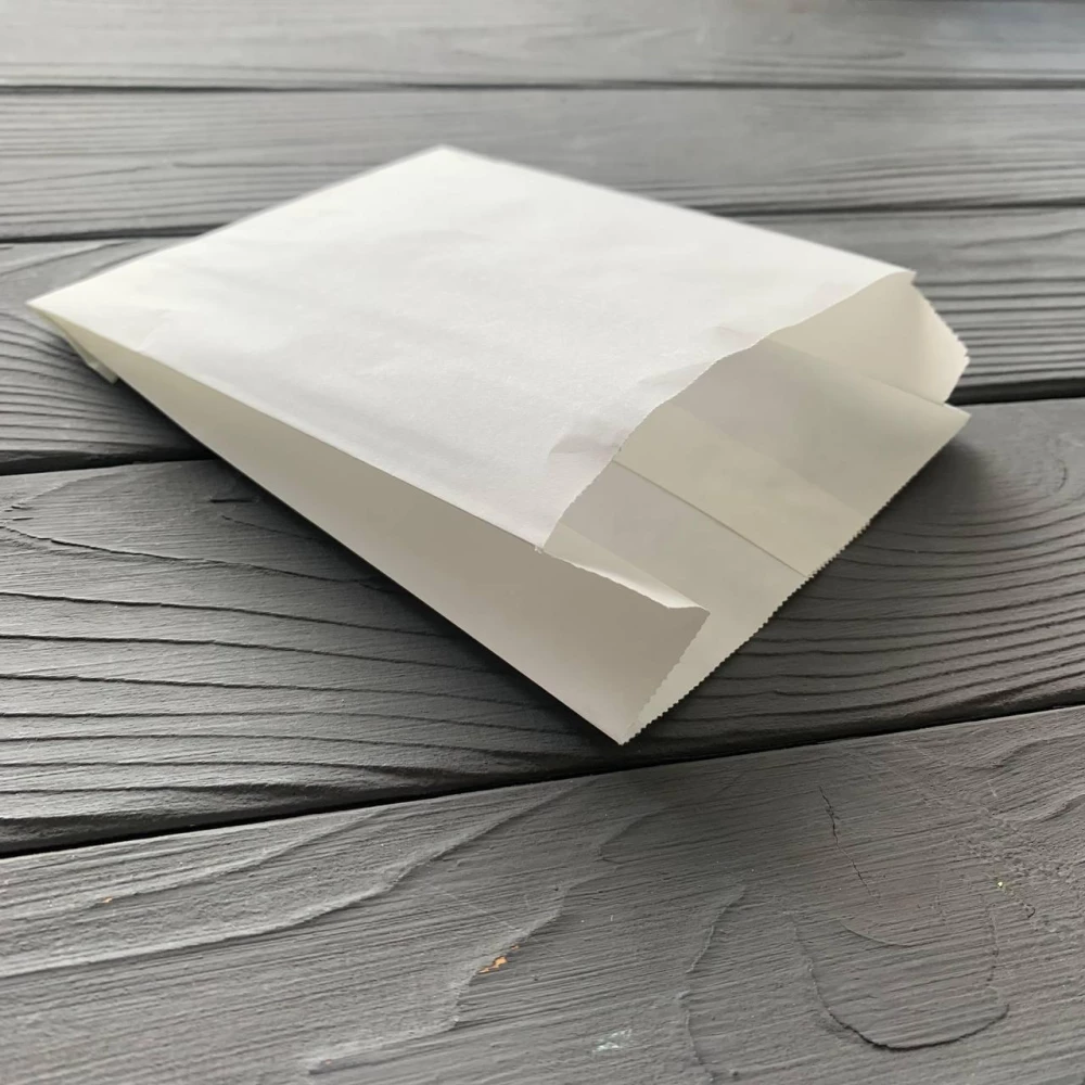 Пакет саше білий 170х120х50 (висока жиростійкість) 207Ф