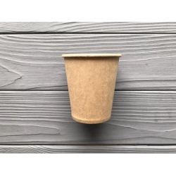 Стакан крафт одношаровий 175мл KV 69мм (3000шт/ящ)