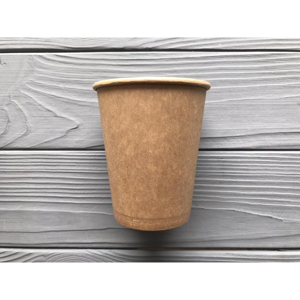 Стакан крафт одношаровий 250мл KV 78мм (2000шт/ящ)