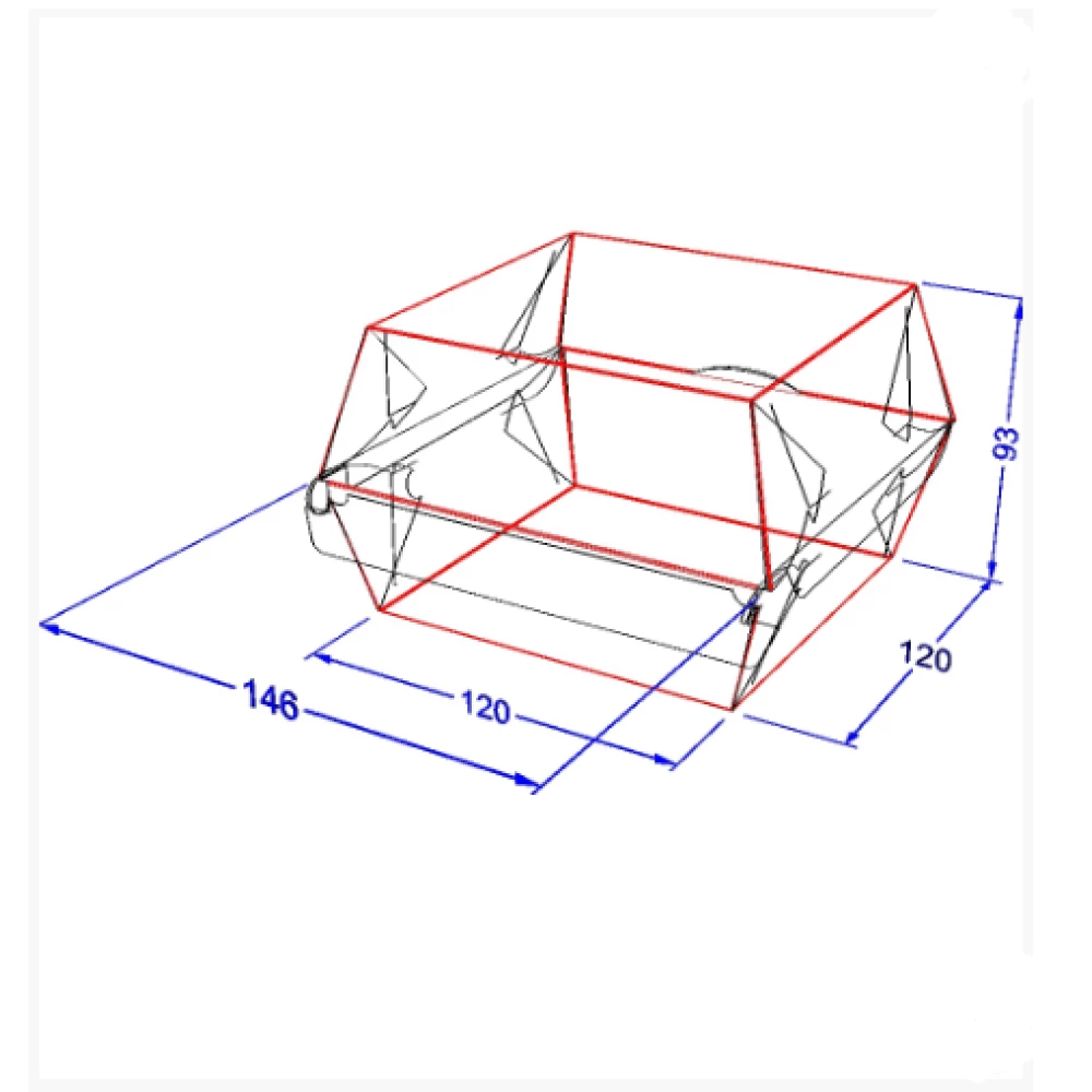 Упаковка для бургерів Максі крафт клеєна ЄКО (75шт/уп)